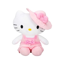 Mey İthalat 2089 Hello Kitty Şapkalı Peluş 36 Cm Pembe