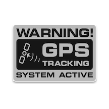 Tr Gps Takip Sistemi Aktif Uyarı Araba Çıkartmaları 4adet