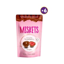 Sütlü Çikolata Kaplamalı Çilek 80 Gr X 6 Adet Sütlü Çikolata Kaplamalı Çilek 80 Gr X 6 Adet