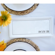 The Mia Daily Tunes Dikdörtgen Servis - 35 x 16 cm