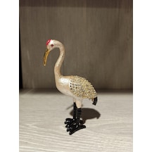 Swarovski Taşlı Leylek Mücevherlik / Dekoratif Biblo