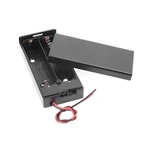 Powermaster Ic-233c Kapaklı Switch'li 2'li Aa Pil Yuvası