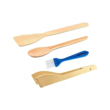 Fayda Plastik Maşalı Ahşap Set 4'lü 2 Adet Çok Renkli
