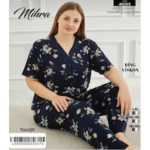 Miressa Penye Pijama Takımı Lacivert