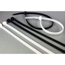 Zenith Kablo Bağı Plastik Cırt Tesisat Kelepçesi 8.0 x 380 MM 100 Adet Siyah