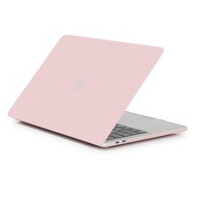 Cbtx Mat Plastik Ön ve Arka Koruyucu MacBook Air 13.3" Laptop Kılıfı  Pembe