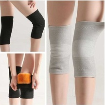 Pazly Kış Sporları İçin Sıcak Tutan Esnek Dizlik - Siyah/gri, Koşu Ve Spor Koruyucu Gri