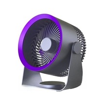 Masa Fanı, Şarj Edilebilir Fan, Taşınabilir Hava Sirkülasyon Fanı, Gri 2678 Gri