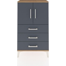 Arges Komodin 2 Raflı 3 Çekmeceli 2 Kapaklı 60x30x106 Çam-ant... Çam Arges Komodin 2 Raflı 3 Çekmeceli 2 Kapaklı 60x30x106 Çam-ant... Çam