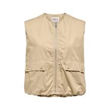 Only Onlfaye S/l Waıstcoat Cc Pnt Kadın Kahverengi Yelek - 15364074