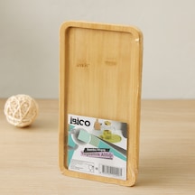 Bambu Ahşap Dikdörtgen Mini Tepsi 12 X 23.4 X 0.8 Cm Çok Renkli