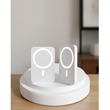 Magsafe Araç Telefon Tutucu, Type-c Girişli, 15w Hızlı Şarj Çok Renkli
