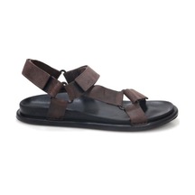 Pisagor Ps-33770 Erkek Ortopedik Deri Sandalet Siyah