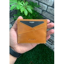 Guard Antik Sarı Deri Kartlık - Grd2403xw22427 Çok Renkli