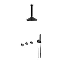 VitrA Liquid Ankastre Duş Seti Parlak Siyah A4277739 Siyah