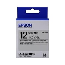 Epson LK-5TBN Clear Siyah Üzeri Beyaz 18 MM 9 M Etiket