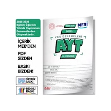 2026 Yks-ayt Sözel Mebi Online Türkiye Geneli 10. Deneme Büyük Boy Renkli Baskı Ücret