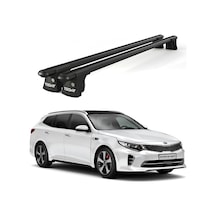 Trio-ıı Kia Optima Kombi 2016 Ve Sonrası Uyumlu Siyah Kilitli Ara Atkı 120cm Port Bagaj Tavan Barı