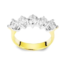 Swarovski Beştaş Yüzük 14 Ayar Altın 3.90 Gram