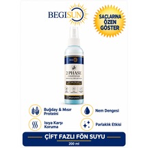 Begisun Fön Suyu Çift Fazlı Buğday & Mısır Proteinli Isı Koruyucu Saç Bakım Spreyi 200 Ml