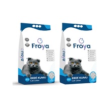 Froya Kokusuz Topaklanan 10l X 2 Bentonit Kedi Kumu