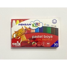 Kidz 12 Renk Pastel Boya, Karton Kutu Karışık