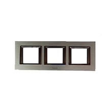 Viko Panasonic Thea 3x2m Ultima Metal Eloxal Gümüş Renk Çerçeve - Wvtf28595as-tr