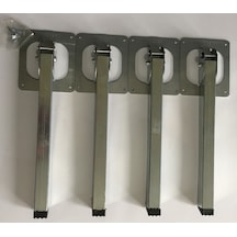 Filoyapımalzemeleri Metal Katlanabilir Sofra Masa Ayağı 40 Cm ( 4 Adet ) + Vidaları