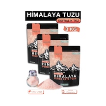 Hanzade Bitkisel Pembe Himalaya Tuzu Toz 3 x 1 KG