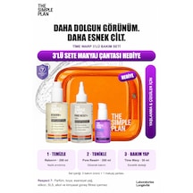 The Simple Plan Time Warp Yaşlanma Karşıtı Bakım Seti - Serum + Tonik + Temizleyici Çanta Hediyeli 3'lü