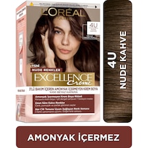 L'Oréal Paris L'Oréal Paris Excellence Creme Nude Renkler Saç Boyası – 4U Nude Kahve 4U Nude Kahve