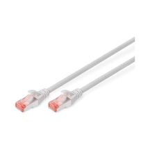 Digitus Zırhlı Patch Kablo Cat6 Gri 1m