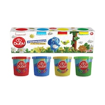 Oyun Hamuru 4 Renk 500 Gr Çocuklar İçin Güvenli Karışık Çok Renkli