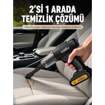 Kablosuz Araç El Süpürgesi Hava Pompası Kombinasyon 1