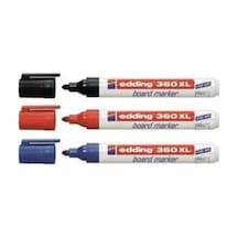 Edding 360 Xl Doldurulabilir Tahta Kalemi 3'lü Set, Kırmızı-mavi-siyah Genel