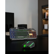 Rgb Işıklı Mekanik Gaming Klavye Seti Uczzzpg8018klavyeeeee2