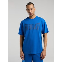 Everlast Ever Classics Comfort Logo Koyu İndigo Erkek Tişört Koyu İndigo