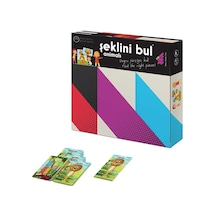 Şeklini Bul Animals Zeka ve  Akıl Oyunu 3+  Yaş 4 Oyuncu