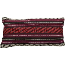 Zehra Abla Halı Yeni El Dokuma Dekoratif Lumbar Kilim Kırlent Yastık Kılıfı 5922 renkli