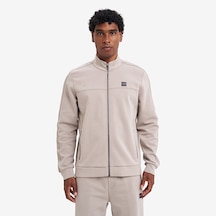 Lescon Gri Erkek Fermuarlı Sweatshirt 26n-1141