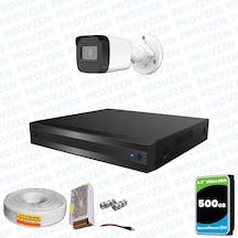 Provzen Hikvision Rv 1 Kameralı Full Hd Geniş Açı Güvenlik Kamerası 500gb