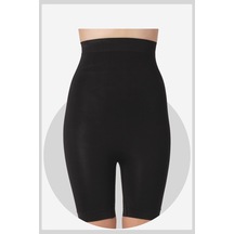 Push-up Detaylı Toparlayıcı Siyah Şort Korse 9s01 Siyah