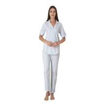 Effortt Lohusa Pijama Takımı Mavi - 8067 Mavi