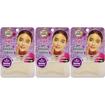 Derma Naturel Bambu Yüz Temizleme Eldiveni Ms-32 3 Lü Set
