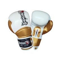 Aksaspor Dragon Carbon 5 Muay Thai Boks Ve Kick-Boks Eldiveni Beyaz