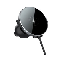 Butu Ys12 Araç Hava Firar Montajı Ayrılabilir 15w Max Manyetik Kablosuz Şarj Cihazı Siyah