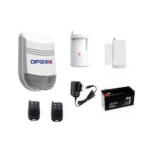 Opax Bgr-06 Ekonomik Kablosuz Alarm Sistemi (Siren+Pır+Manyetik)
