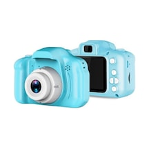 Blue Inter Unisex Çocuk Mavi Mini 1080P Hd Kamera Için Dijital Fotğraf Makinesi (İthalatçı Garantili)