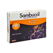 Sambucol Plus Kara Mürver Eki 20  Pastil