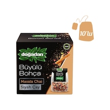 Doğadan Büyülü Bohça Masala Chai Baharatlı Karışık Siyah Süzen Poşet Çay 10'lu
